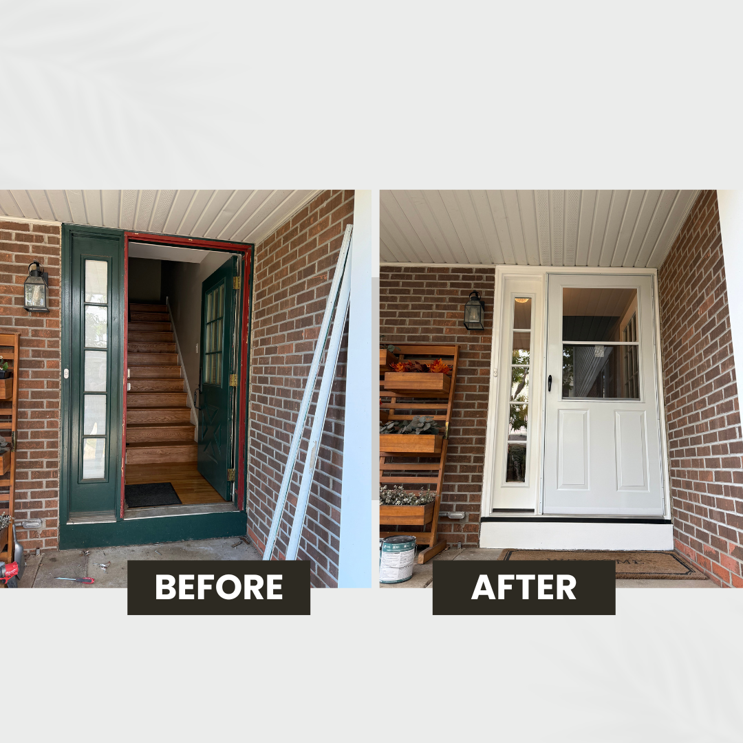 Grey Modern Home Before After Instagram Post